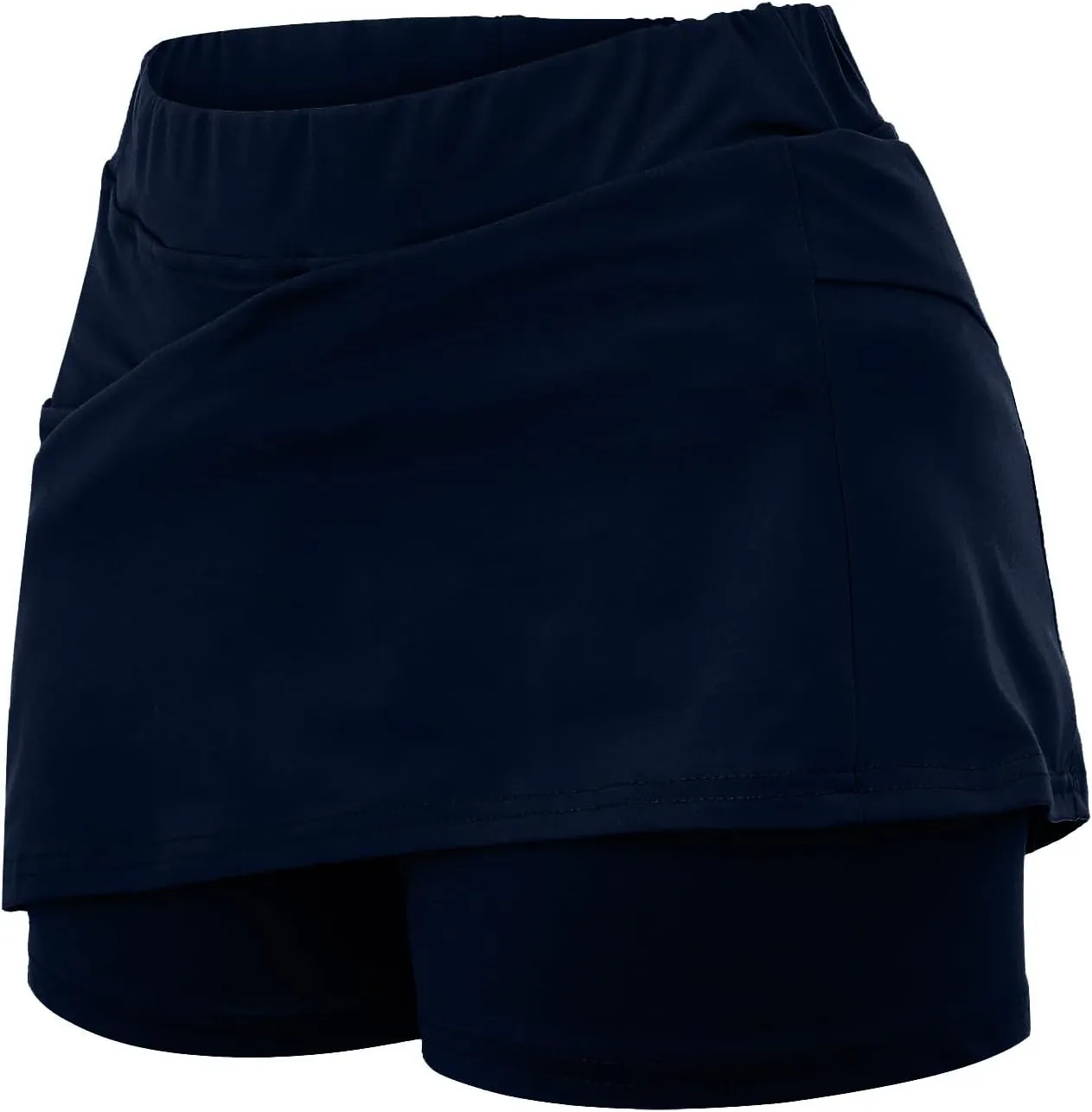 Skorts for Women with Pockets High Waist Tummy Control Yoga Shorts Dressy Casual Athletic Tennis Culottes Skirts
