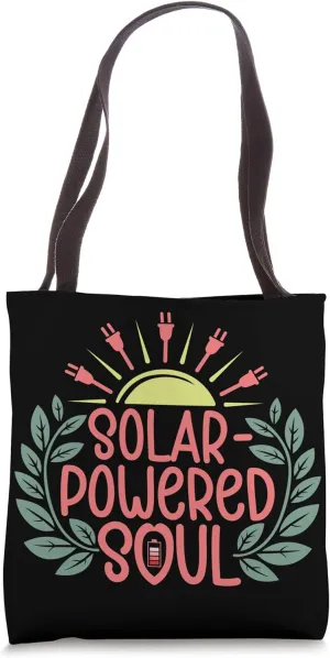 Solar Powered Soul Shirt Eco Nature Energy Vibes Tee Tote Bag