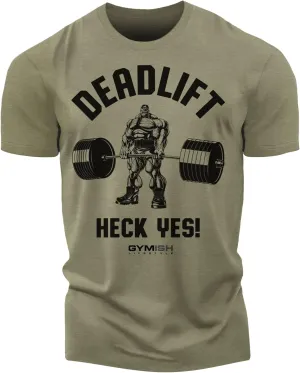 Squat Bench Deadlift Workout Shirt for Men Funny Gym Lifting Motivational Sayings