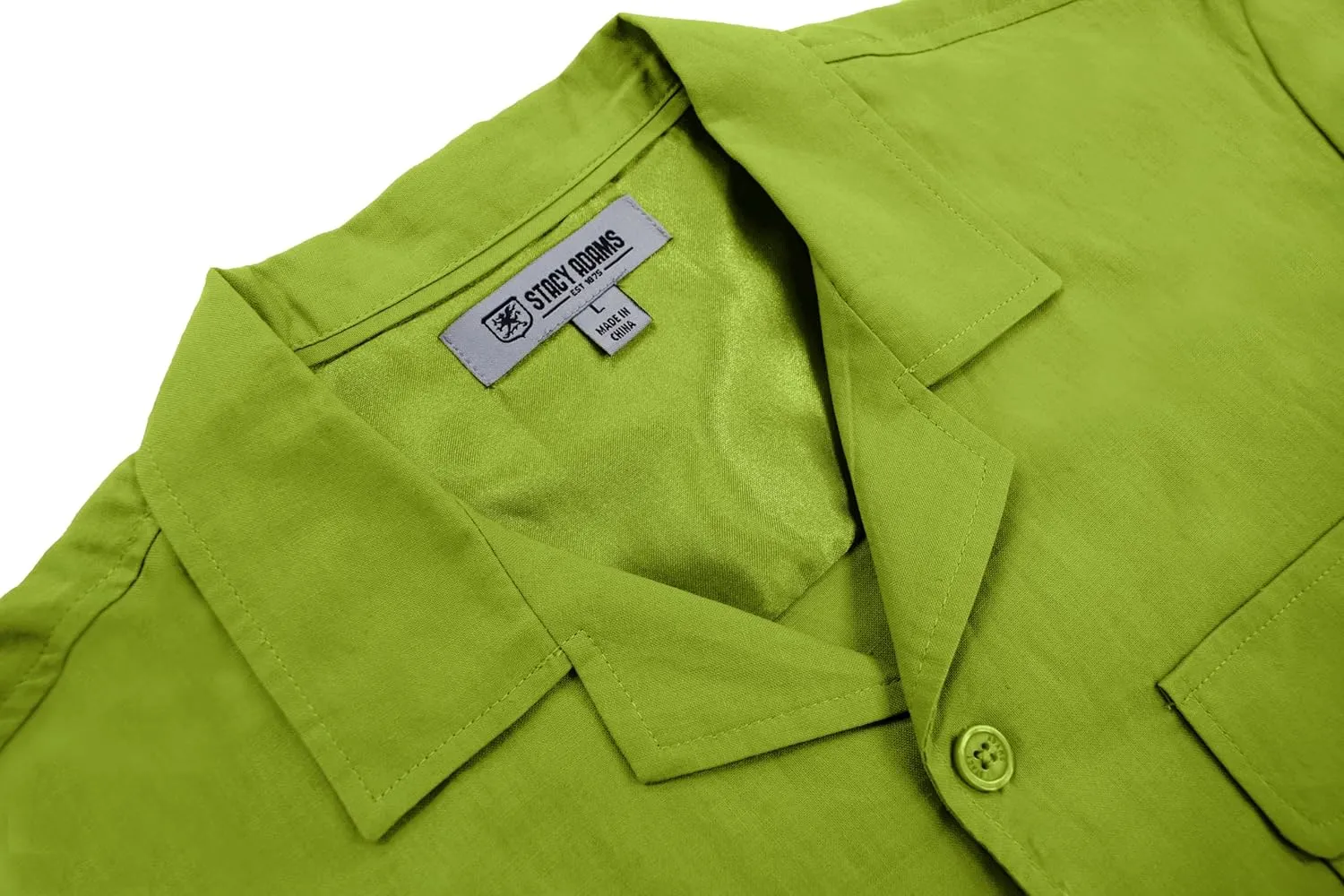 STACY ADAMS Men's Linen Shirt Pant Set
