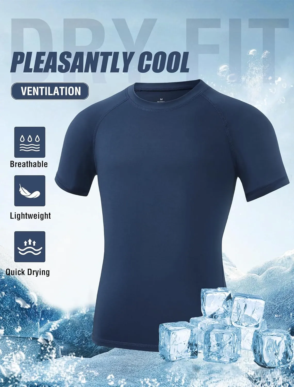 Star Vibe Boys Compression Shirt Short Sleeve Quick Dry Athletic Shirts Kids Sports Base Layer Performance Summer Tops