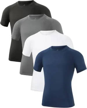 Star Vibe Boys Compression Shirt Short Sleeve Quick Dry Athletic Shirts Kids Sports Base Layer Performance Summer Tops