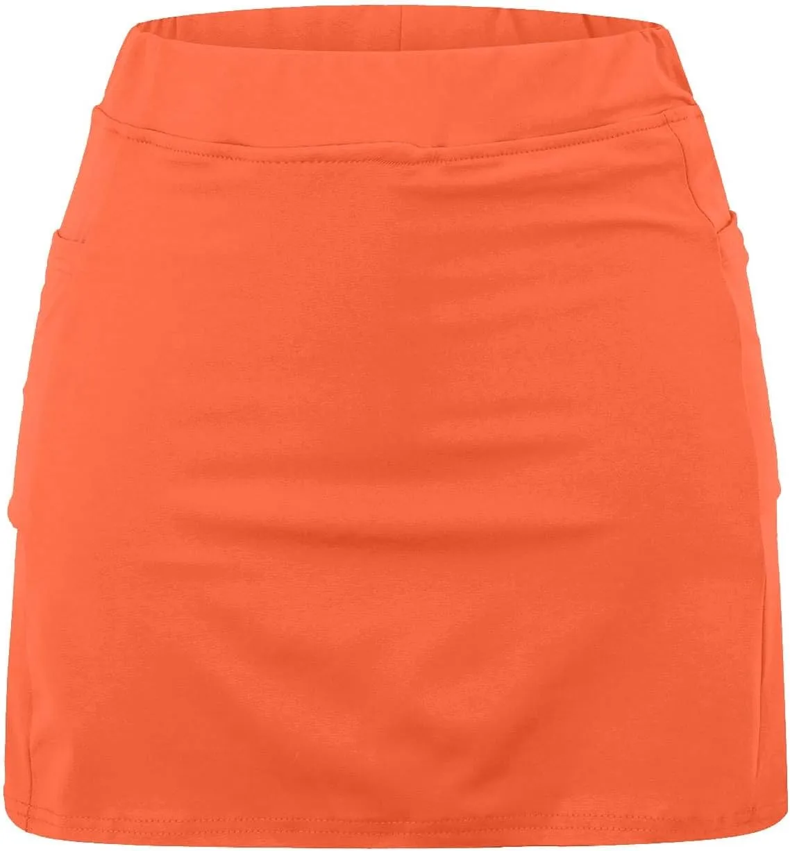 Tennis Skirts for Women Solid Mini Skirt Tummy Control Golf Skirts with Shorts Athletic Skorts Elastic Yoga Culottes
