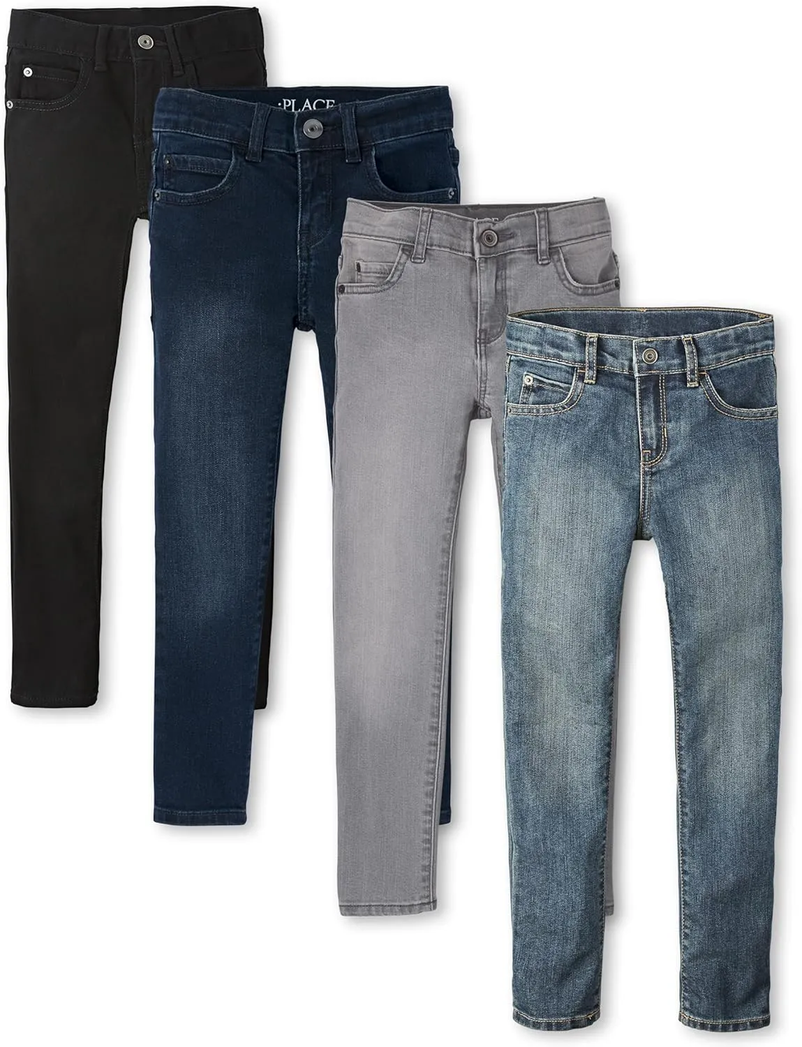 The Children's Place Boys' Multipack Basic Stretch Skinny Jeans