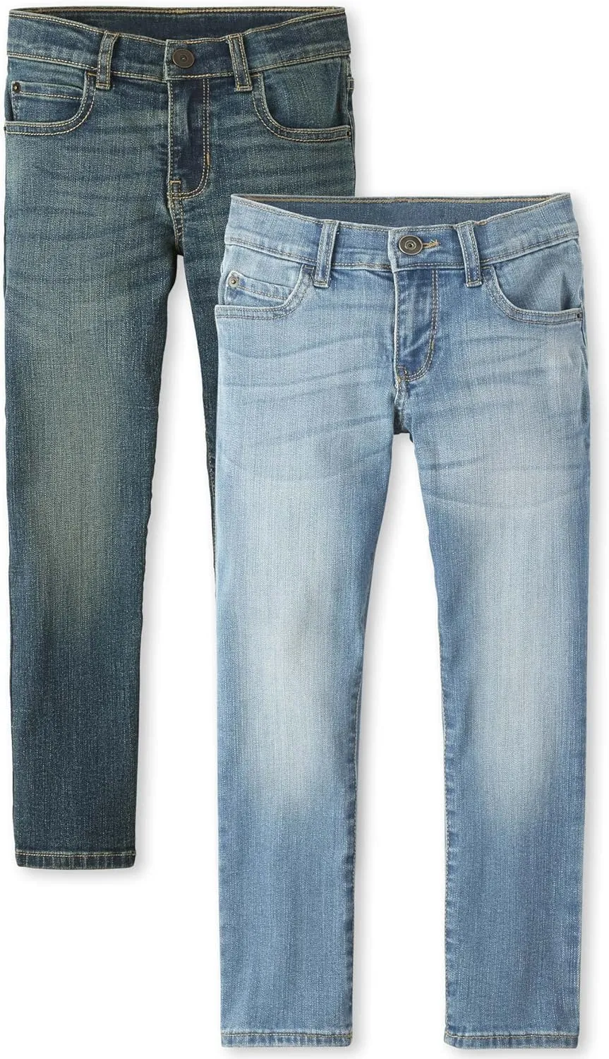 The Children's Place Boys Multipack Basic Stretch Straight Leg Jeans