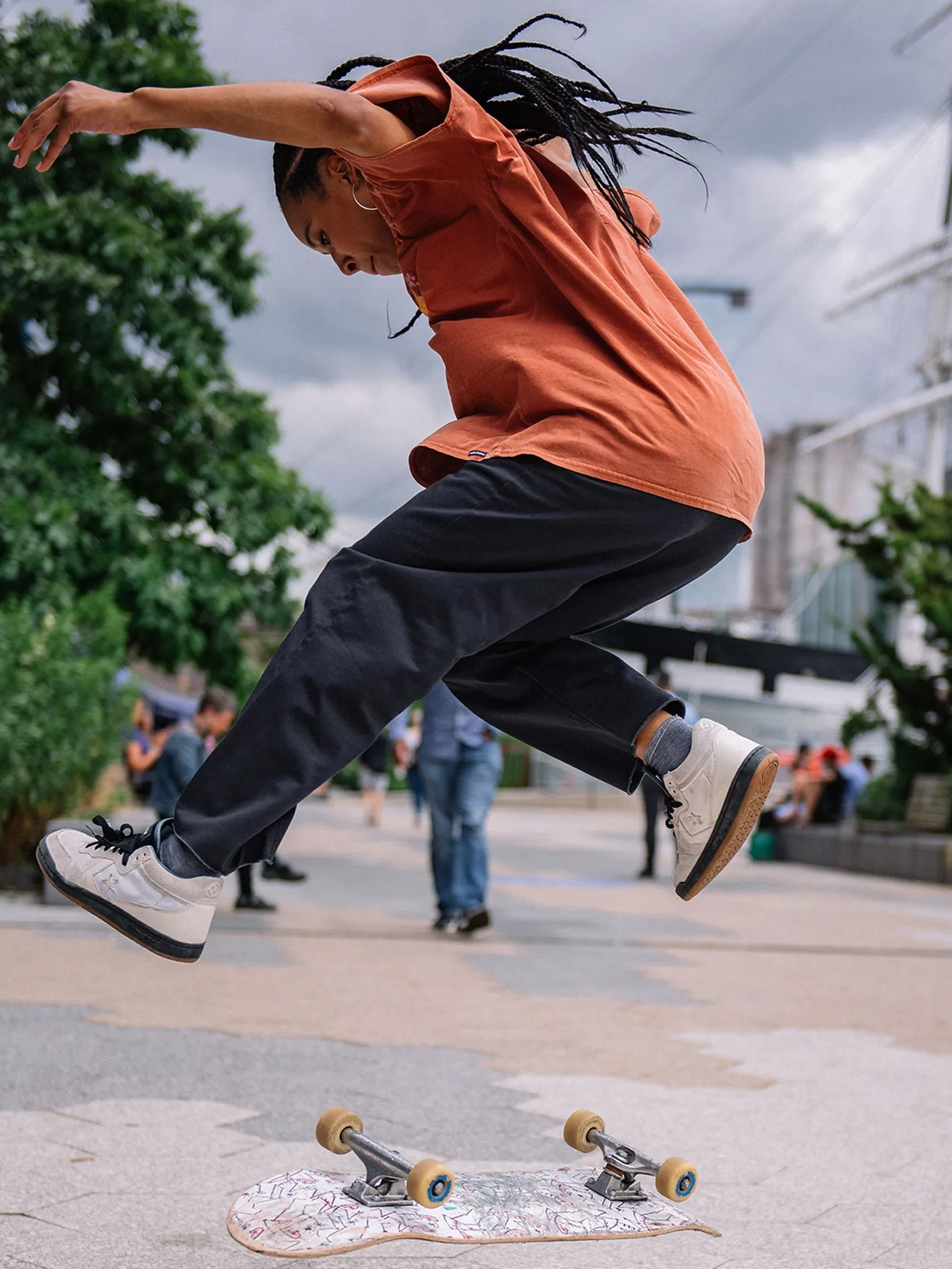 Thisthatthem Skate Pants - Midnight Blue