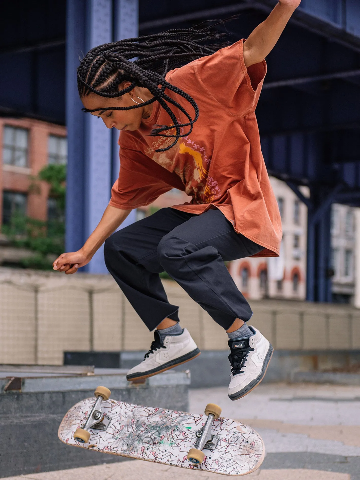 Thisthatthem Skate Pants - Midnight Blue