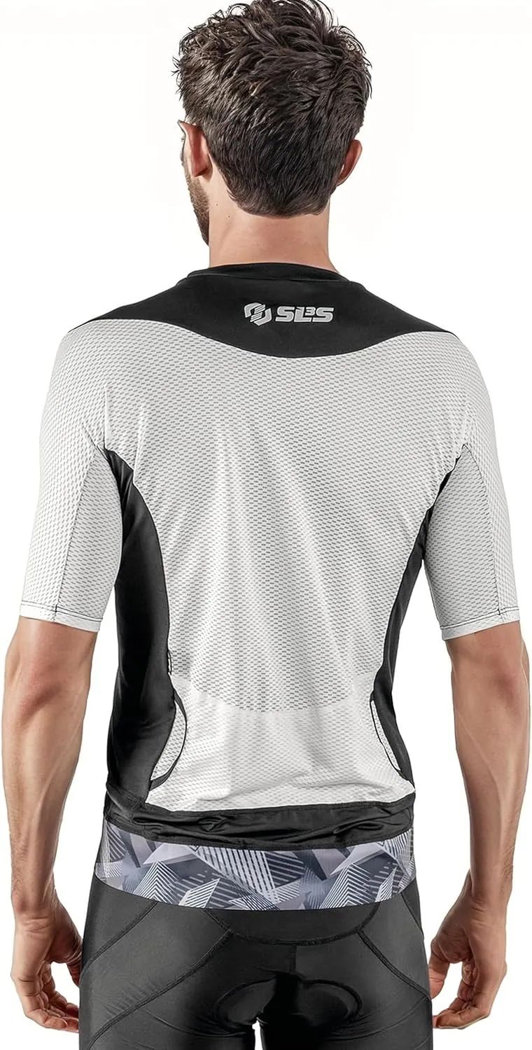 Tri Top Men - Short Sleeves Mens Triathlon Shirt - Aero FX Mens Triathlon Top - Triathlon Shirts for Men, Back Pocket