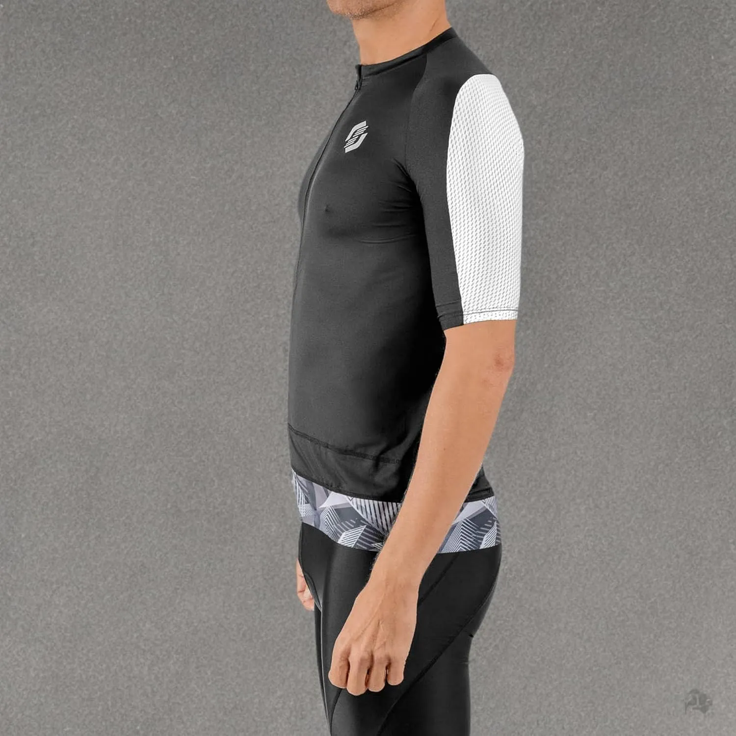 Tri Top Men - Short Sleeves Mens Triathlon Shirt - Aero FX Mens Triathlon Top - Triathlon Shirts for Men, Back Pocket