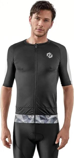 Tri Top Men - Short Sleeves Mens Triathlon Shirt - Aero FX Mens Triathlon Top - Triathlon Shirts for Men, Back Pocket