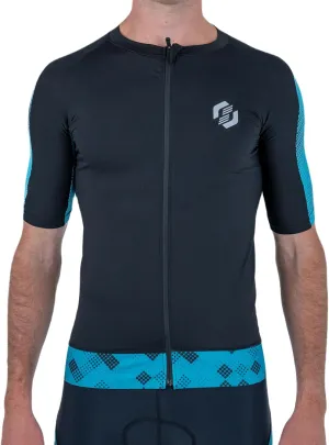 Tri Top Men - Short Sleeves Mens Triathlon Shirt - Aero FX Mens Triathlon Top - Triathlon Shirts for Men, Back Pocket