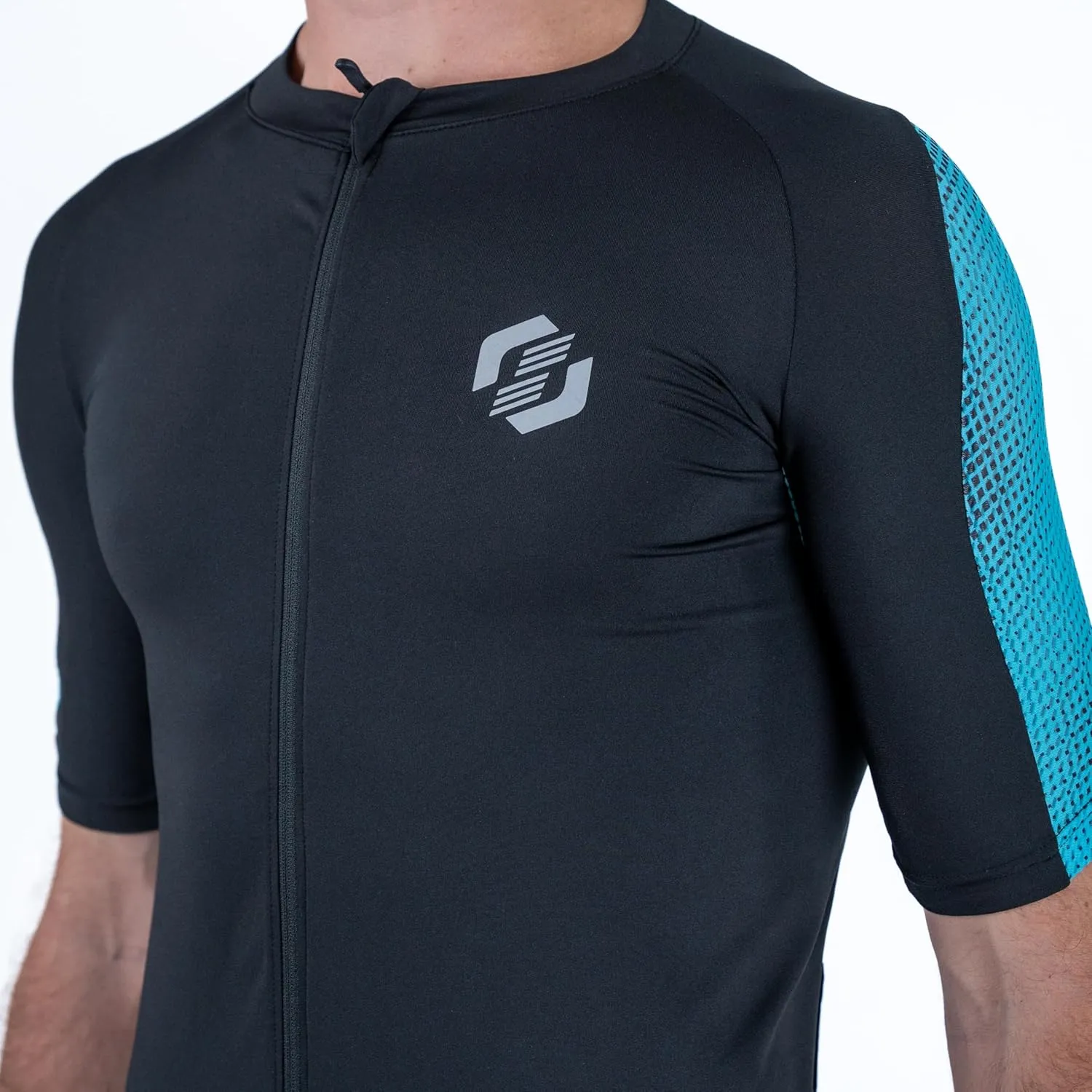 Tri Top Men - Short Sleeves Mens Triathlon Shirt - Aero FX Mens Triathlon Top - Triathlon Shirts for Men, Back Pocket