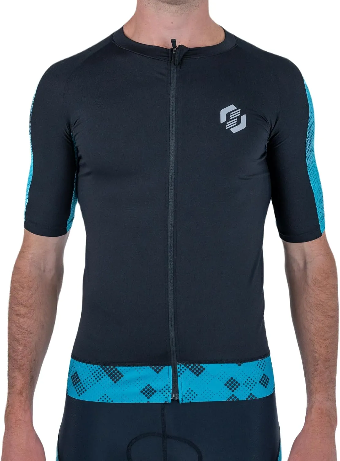 Tri Top Men - Short Sleeves Mens Triathlon Shirt - Aero FX Mens Triathlon Top - Triathlon Shirts for Men, Back Pocket