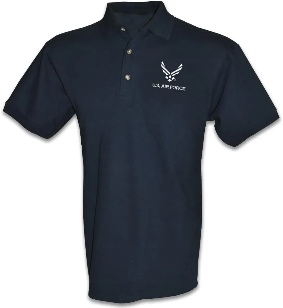 US Air Force USAF Polo Golf Shirt