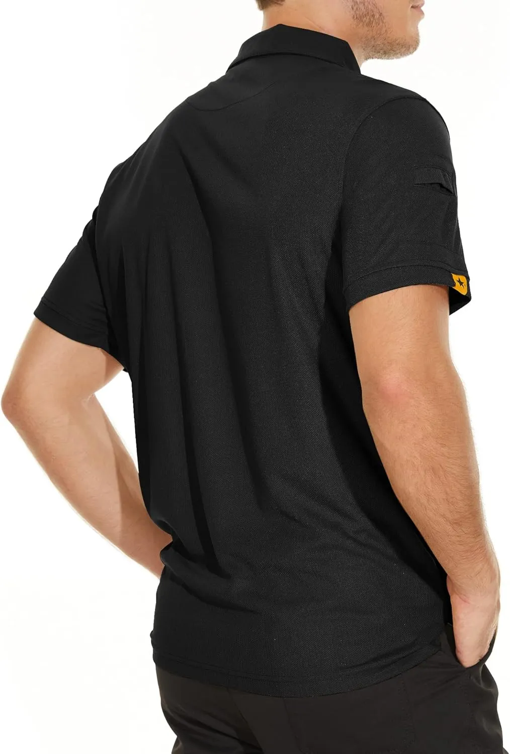 V VALANCH 3 Pack Polo Shirts for Men Short Sleeve Golf Tennis Work Summer Moisture Wicking Shirts