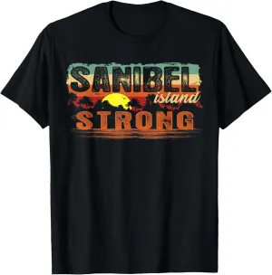 Vintage Sunset Sanibel Island FL Tee - Sanibel Island Strong T-Shirt