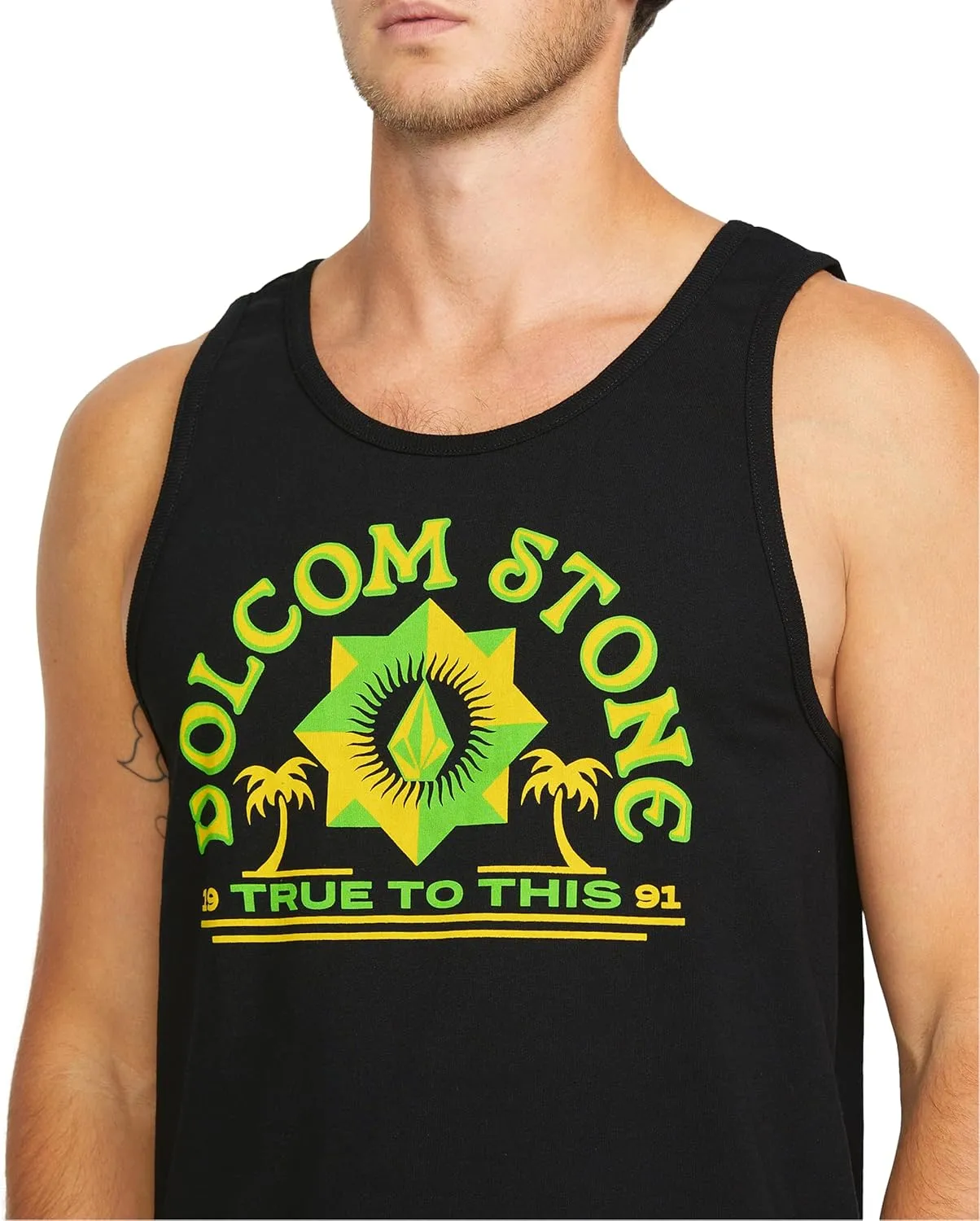 Volcom Men's Sleeveless Graphic Tank Top