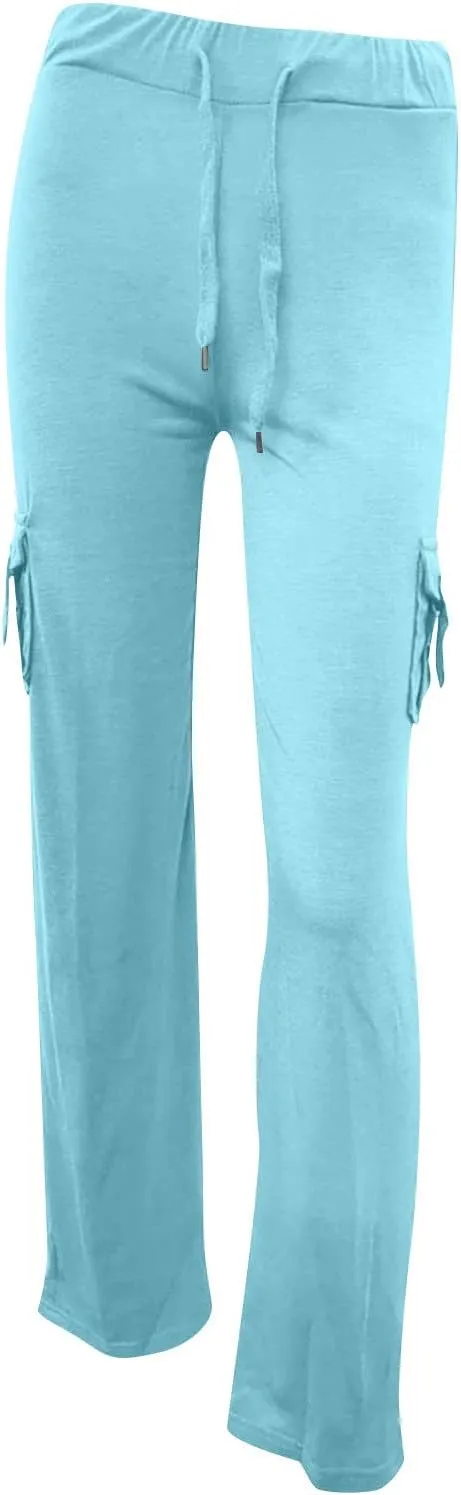 Wide Leg Pants for Women High Waisted Palazzo Linen Trousers Casual Loose Comfy Summer Beach with Pockets