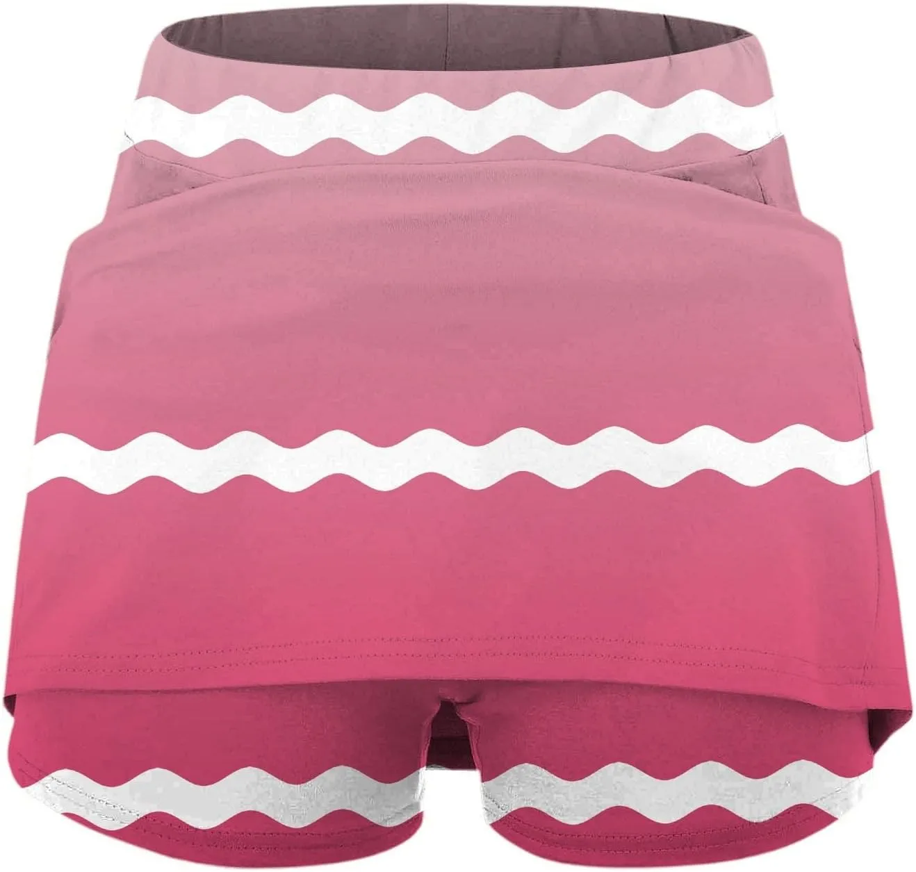 Women Skorts Tummy Control Plus Size Skorts for Women High Waist Athletic Sports Pants Skirt Casual Shorts with Pocket