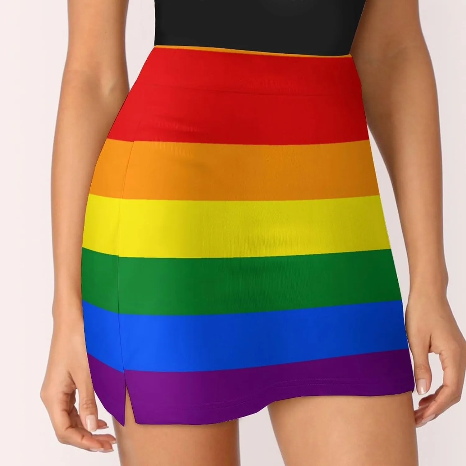 Women's El Salvador Flag Tennis Skirt Casual A-line Light-Proof Trouser Skirt with Shorts Pockets