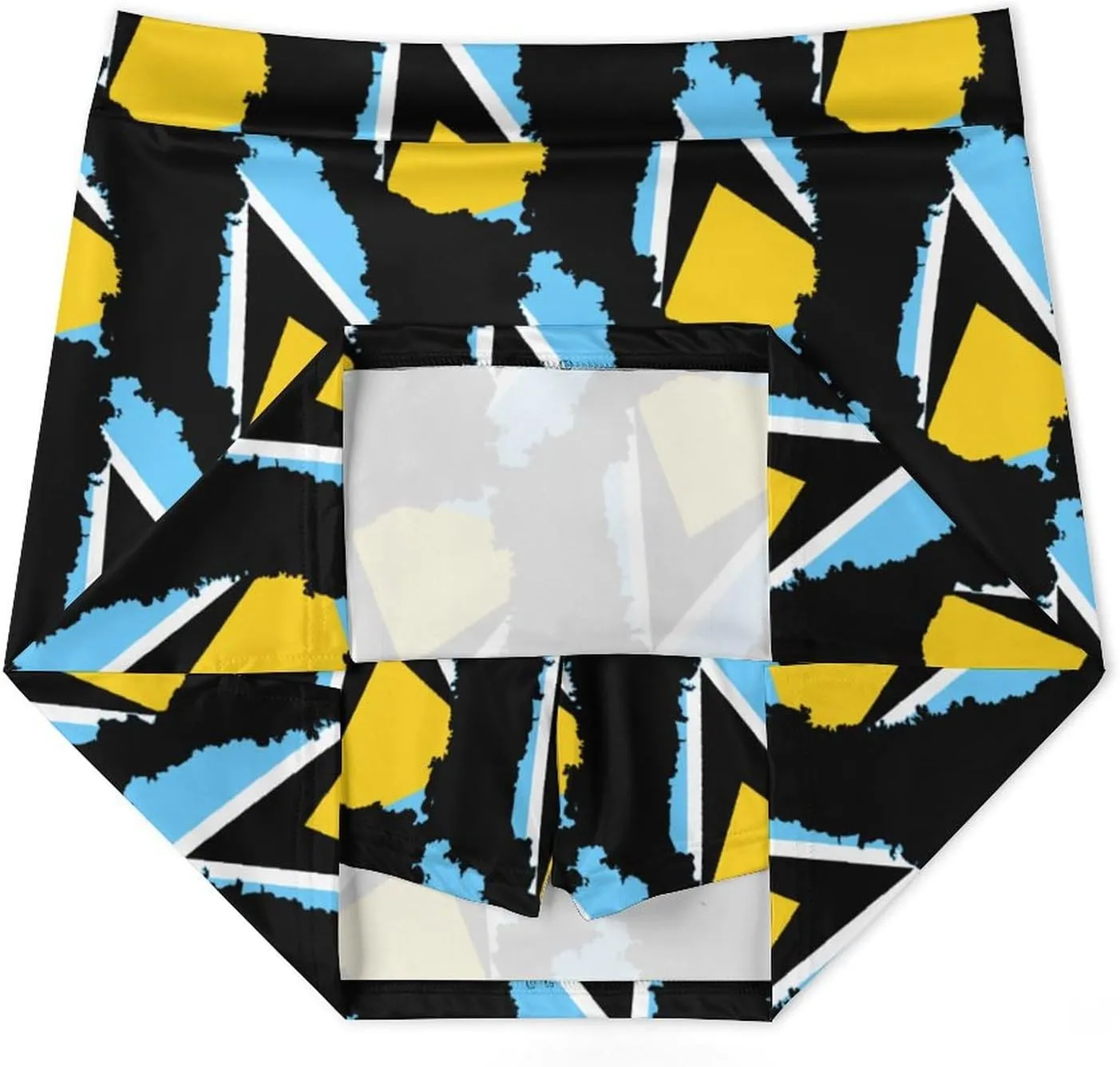 Women's El Salvador Flag Tennis Skirt Casual A-line Light-Proof Trouser Skirt with Shorts Pockets