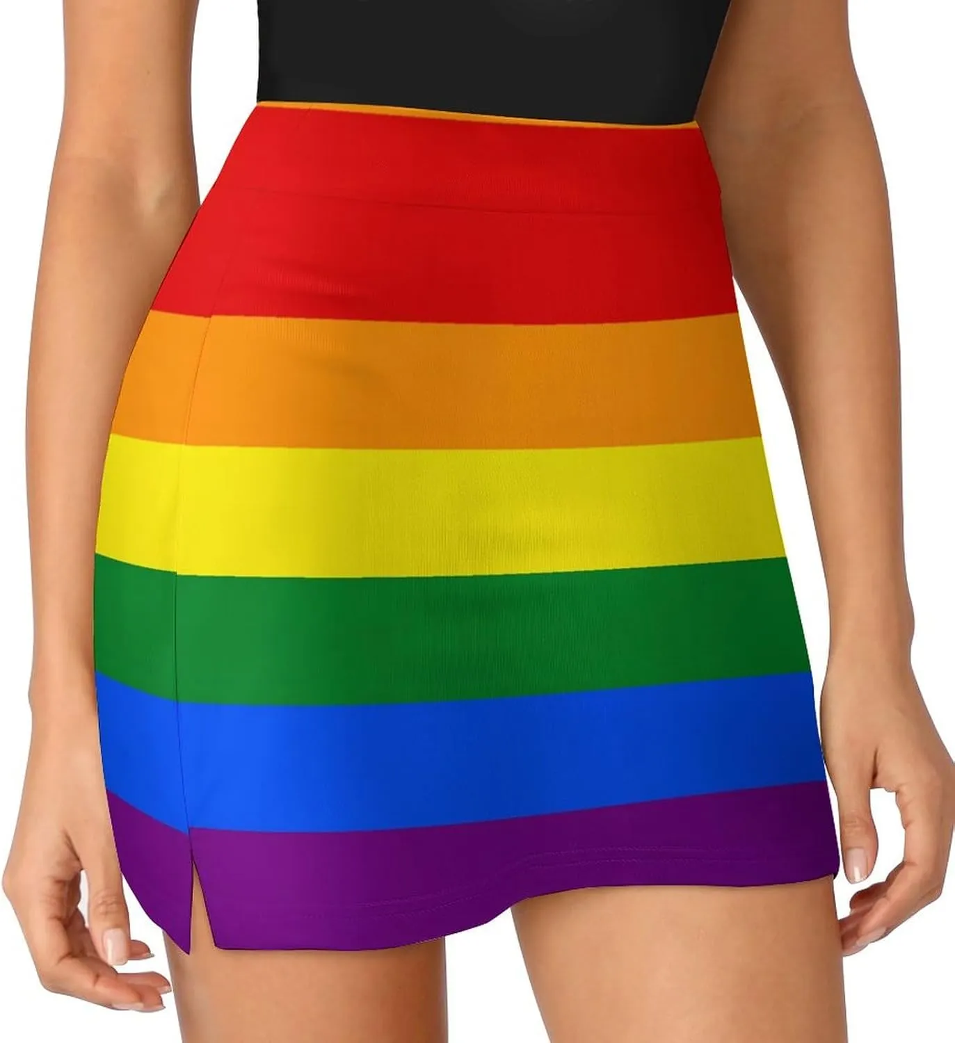 Women's El Salvador Flag Tennis Skirt Casual A-line Light-Proof Trouser Skirt with Shorts Pockets