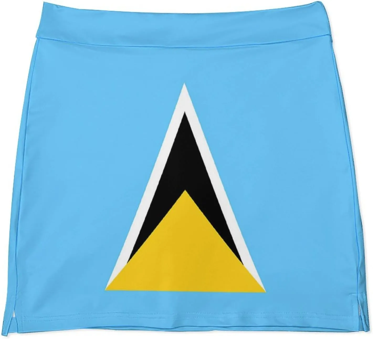 Women's El Salvador Flag Tennis Skirt Casual A-line Light-Proof Trouser Skirt with Shorts Pockets