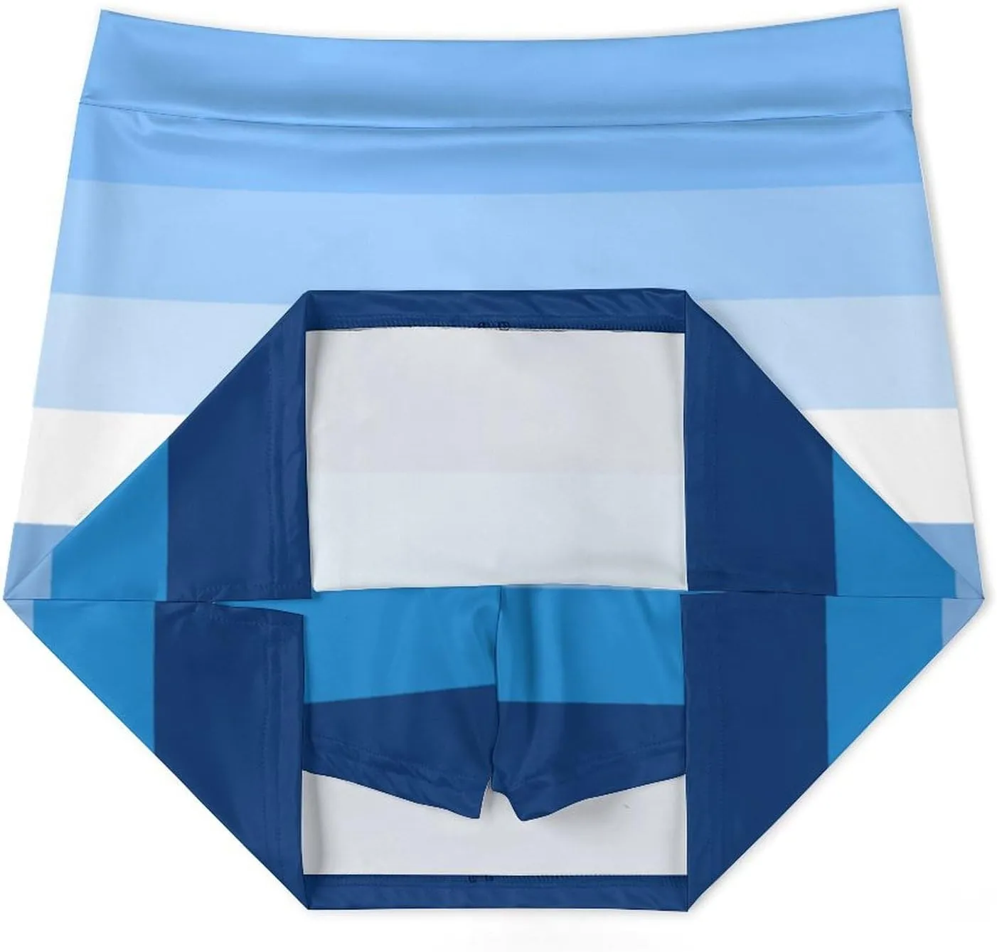 Women's Gay-Pride-Flag Tennis Skirt A-line Light-Proof Trouser Skirt with Shorts Pockets