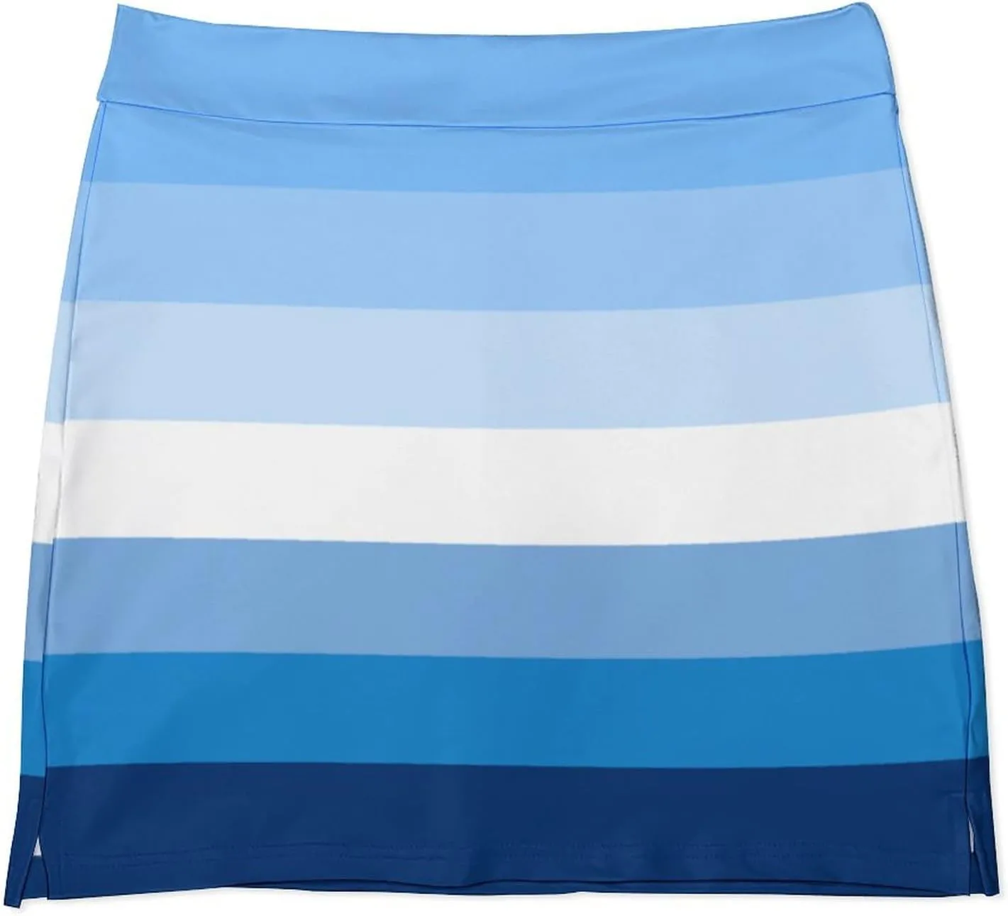 Women's Gay-Pride-Flag Tennis Skirt A-line Light-Proof Trouser Skirt with Shorts Pockets