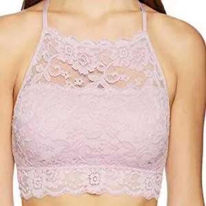 Women's Lace Camisole Lace Bralettes Crop Tops Half Cami Top Racerback Tank Top for Women Girls