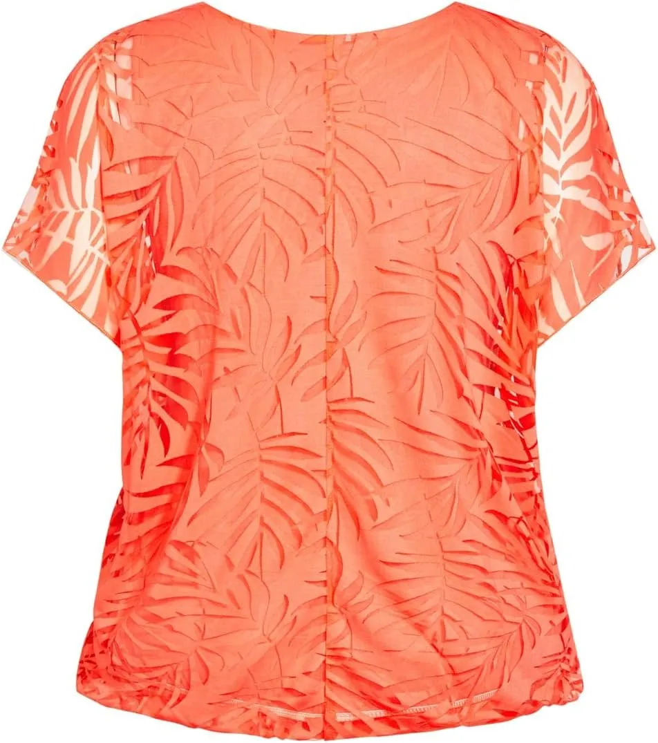 Women's Plus Size Elora Burnout Top