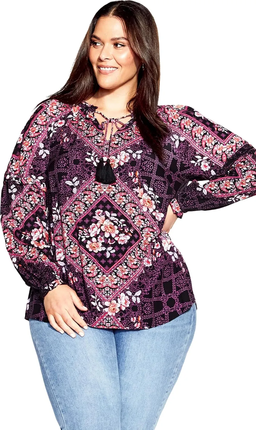 Women's Plus Size TOP Kelsey Placement