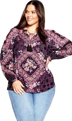 Women's Plus Size TOP Kelsey Placement