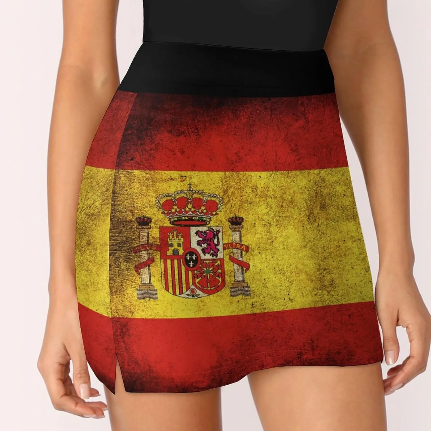 Womens Short Skirt Flag of Maryland Golf-Skirts Classic Mini Skirt High Waist Workout Skort