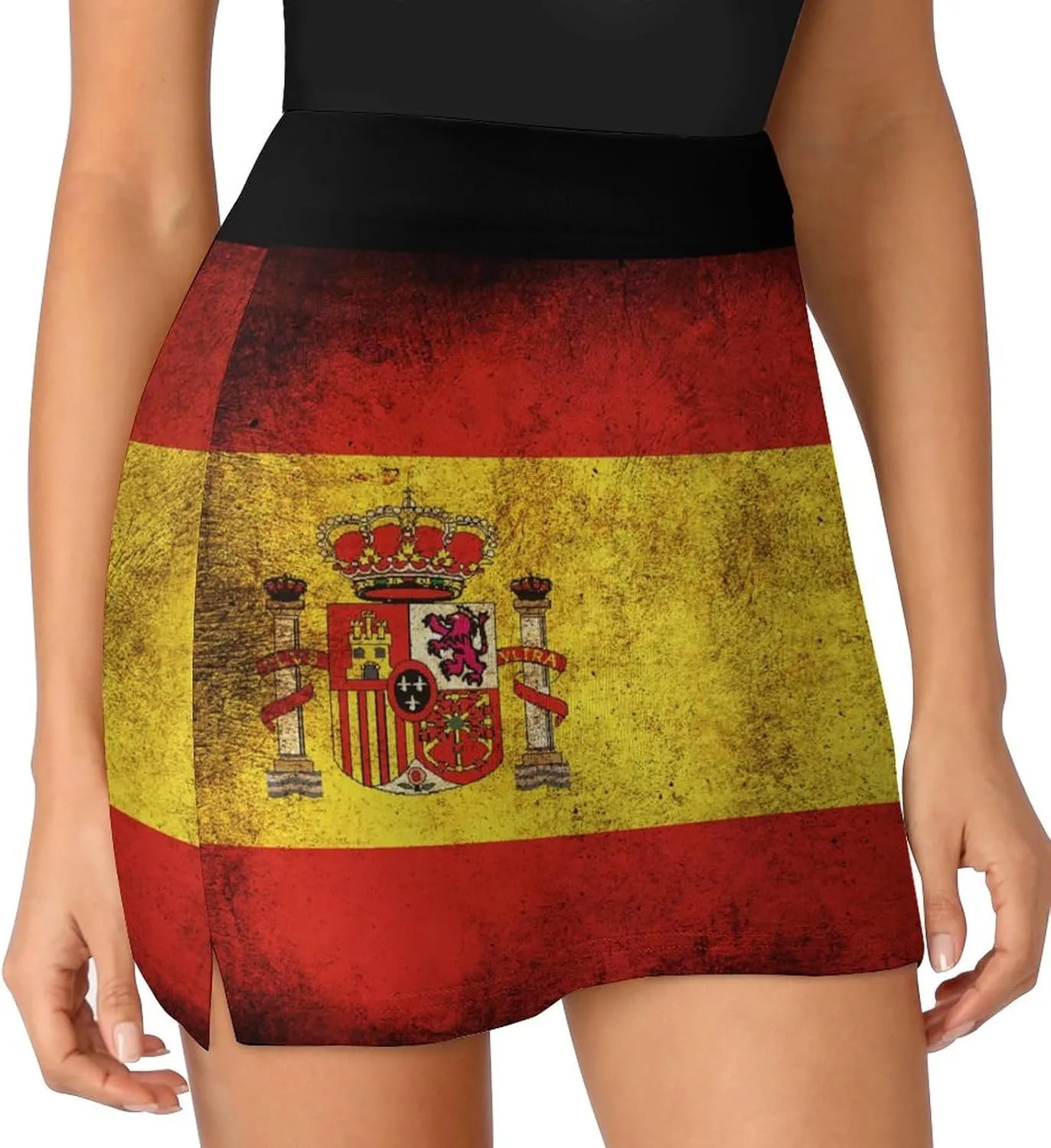 Womens Short Skirt Flag of Maryland Golf-Skirts Classic Mini Skirt High Waist Workout Skort