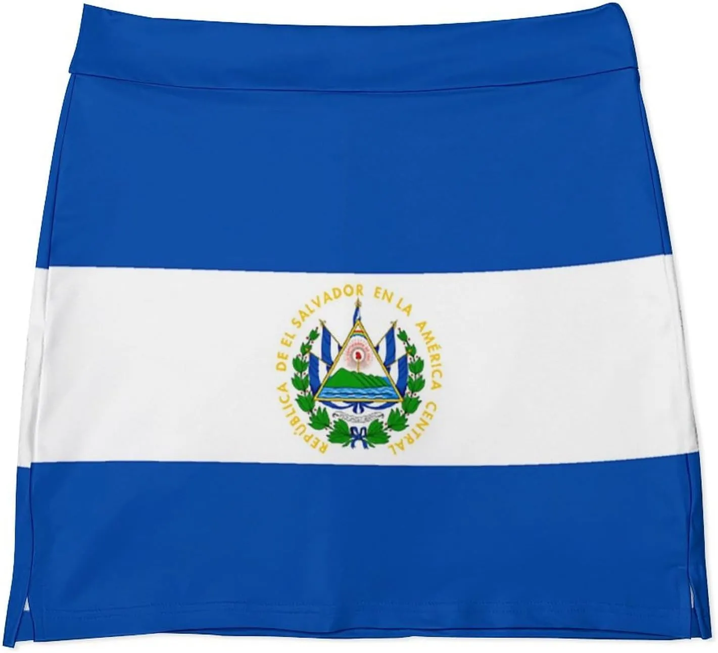 Womens Short Skirt Flag of Panama Golf-Skirts Classic Mini Skirt High Waist Workout Skort