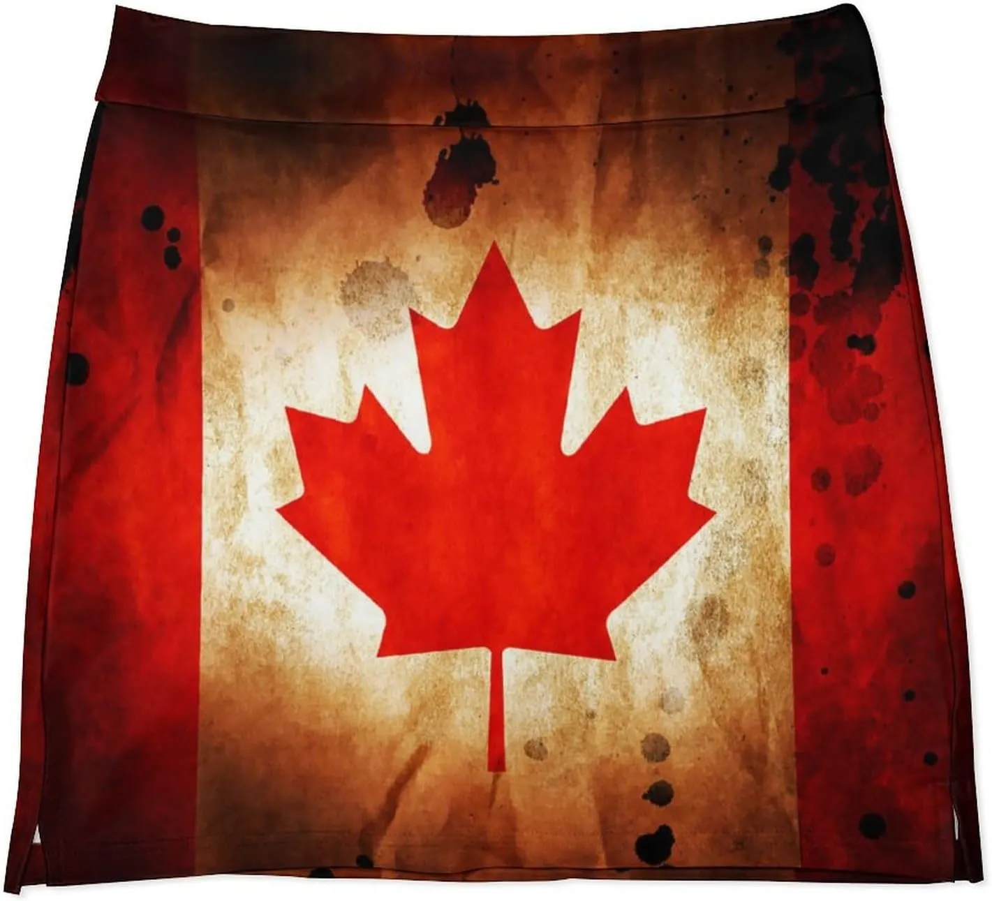 Womens Short Skirt Flag of Panama Golf-Skirts Classic Mini Skirt High Waist Workout Skort