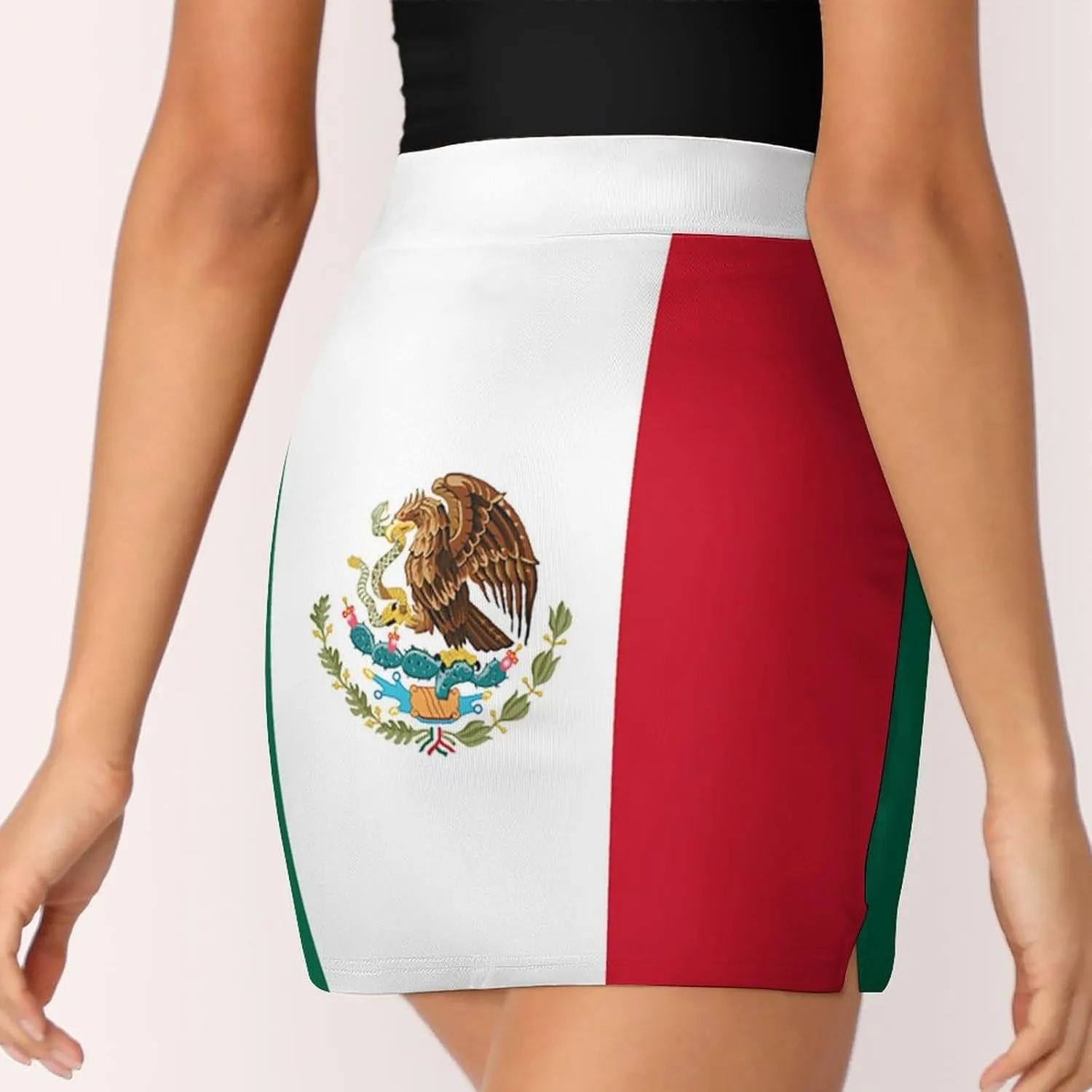 Womens Short Skirt Flag of Panama Golf-Skirts Classic Mini Skirt High Waist Workout Skort