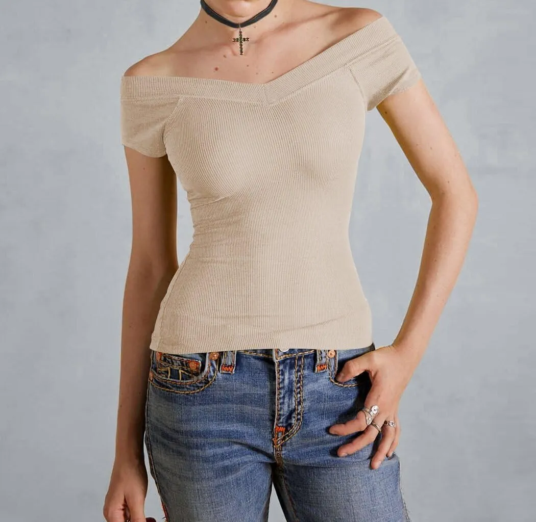 Womens Sleeveless Ribbed Tank Top Spaghetti Strap Crop Top Slim Fit Scoop Neck Basic Cami Shirts Summer Camisole