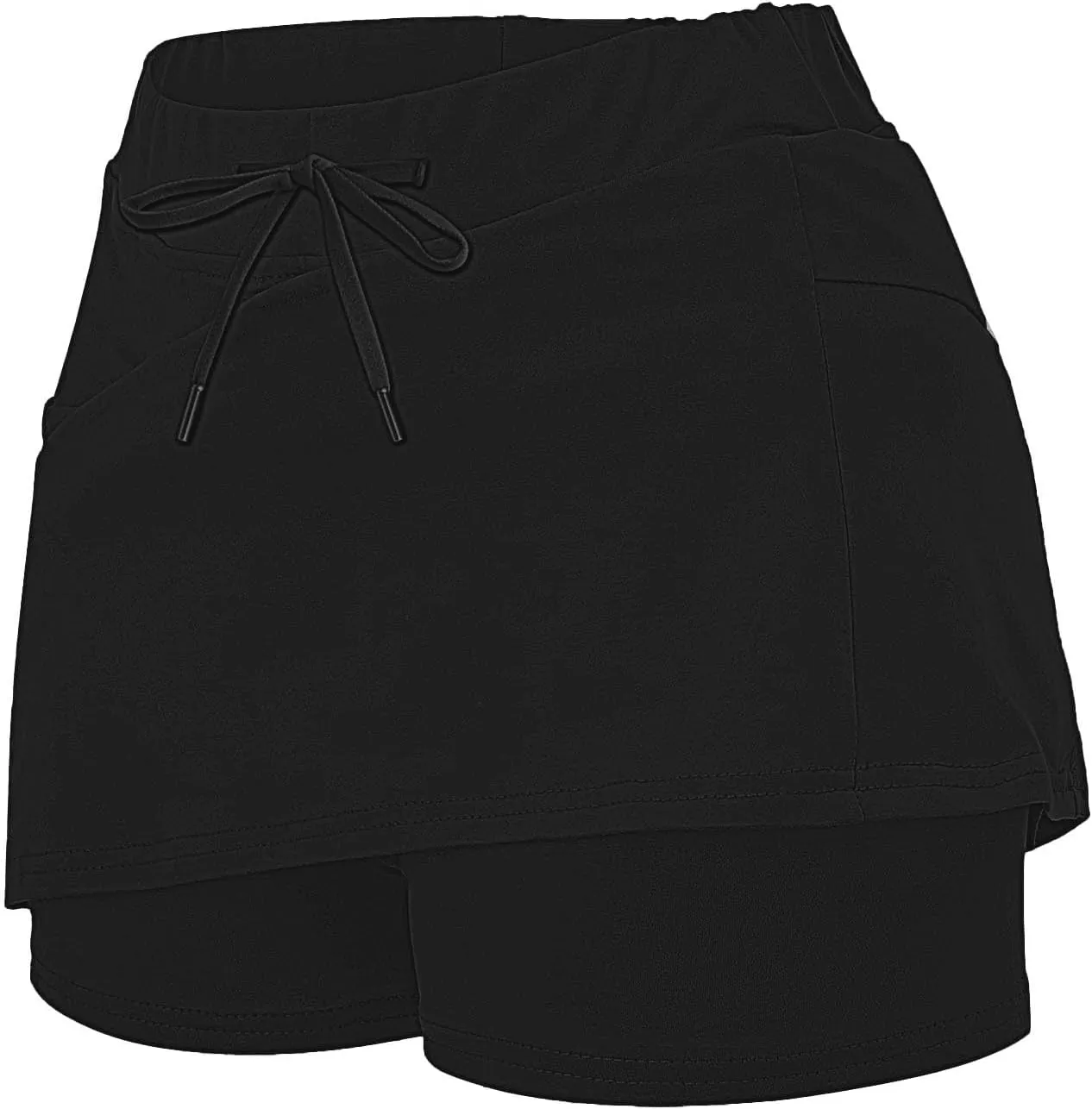 Women's Tennis Golf Skirts High Waisted with Pockets Inner Shorts for Athletic Skorts Sports Running Pants for Women