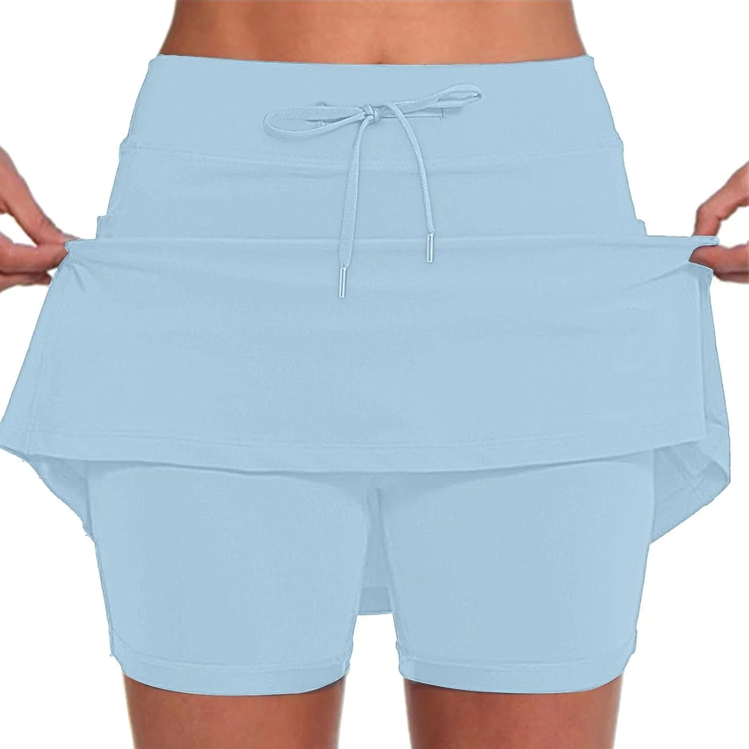 Women's Tennis Golf Skirts High Waisted with Pockets Inner Shorts for Athletic Skorts Sports Running Pants for Women