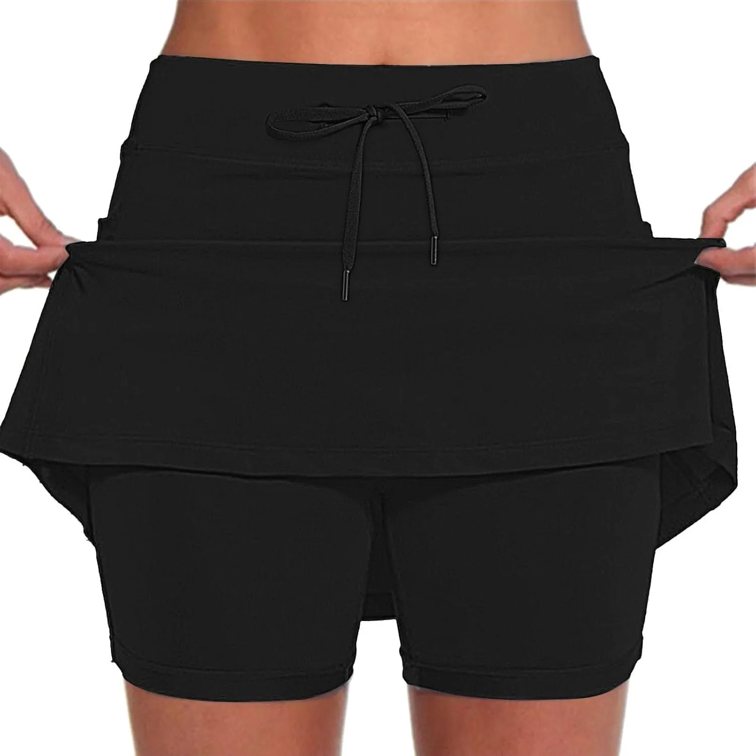 Women's Tennis Golf Skirts High Waisted with Pockets Inner Shorts for Athletic Skorts Sports Running Pants for Women