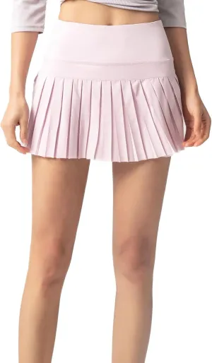 Women's Tennis Skirt Pleated Skirts Golf Skorts for Woman Quick Dry Fit High Waisted Lightweight Athletic w/Shorts Pockets
