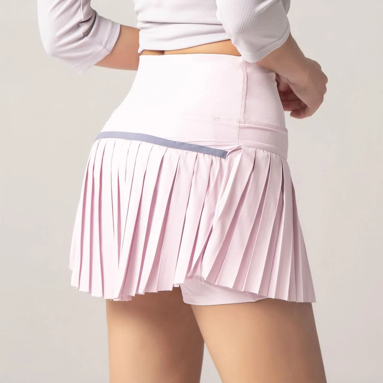 Women's Tennis Skirt Pleated Skirts Golf Skorts for Woman Quick Dry Fit High Waisted Lightweight Athletic w/Shorts Pockets