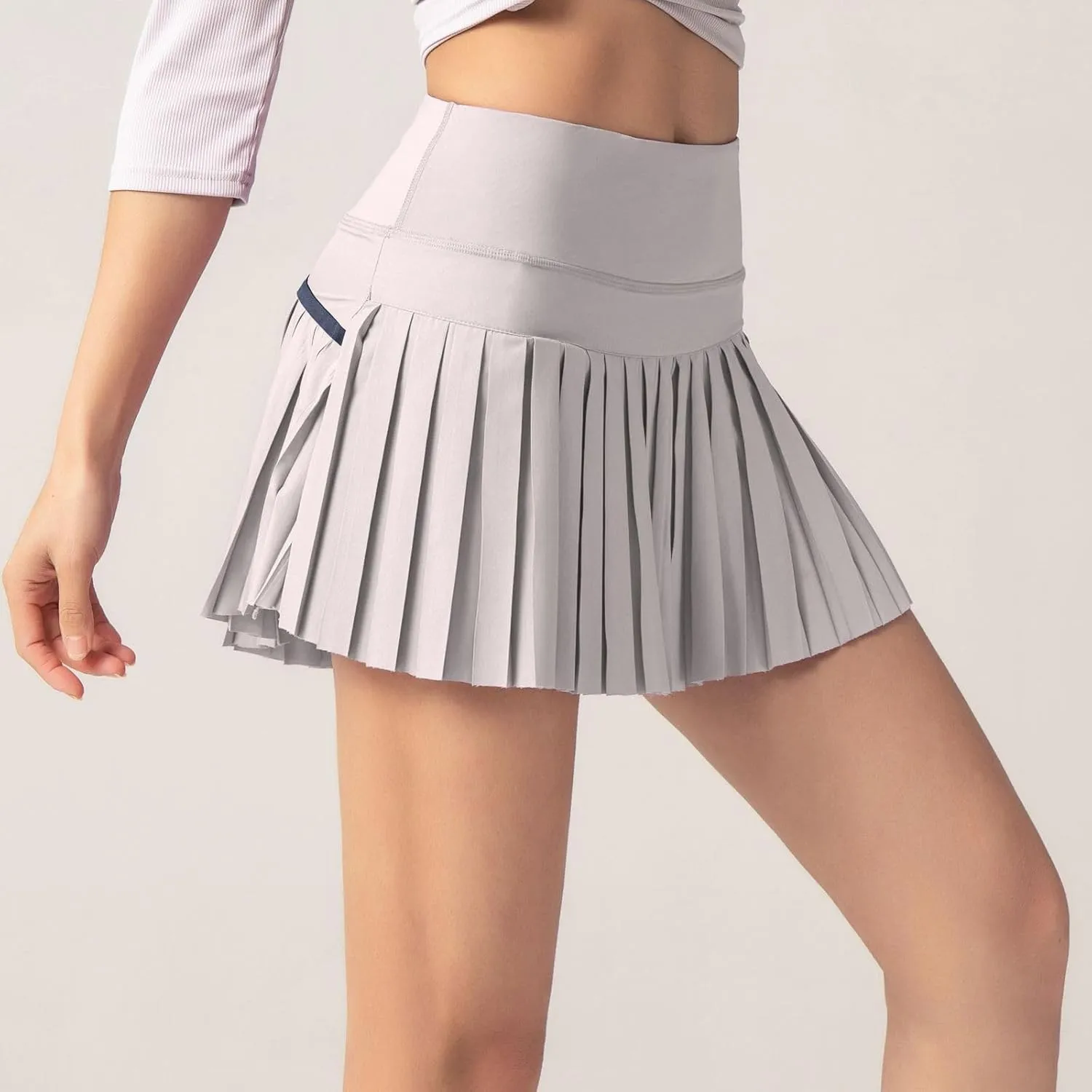 Women's Tennis Skirt Pleated Skirts Golf Skorts for Woman Quick Dry Fit High Waisted Lightweight Athletic w/Shorts Pockets