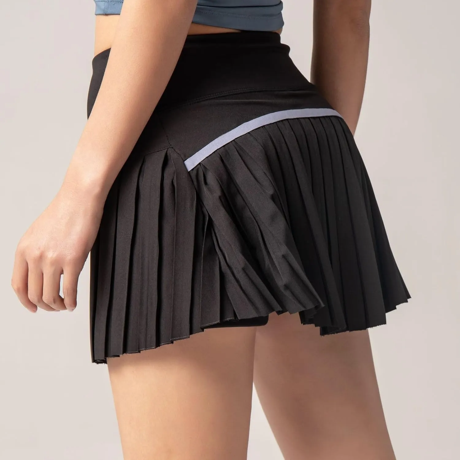 Women's Tennis Skirt Pleated Skirts Golf Skorts for Woman Quick Dry Fit High Waisted Lightweight Athletic w/Shorts Pockets