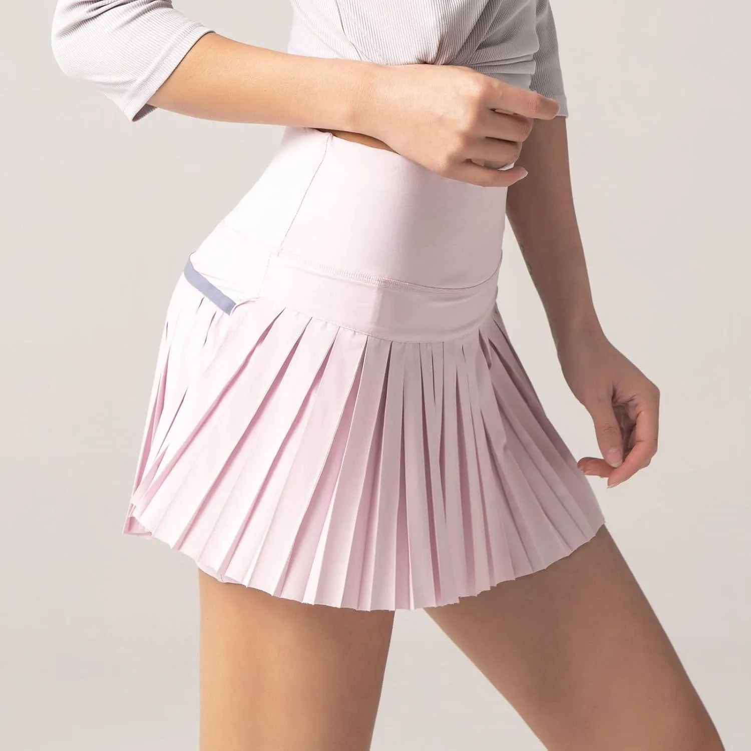 Women's Tennis Skirt Pleated Skirts Golf Skorts for Woman Quick Dry Fit High Waisted Lightweight Athletic w/Shorts Pockets