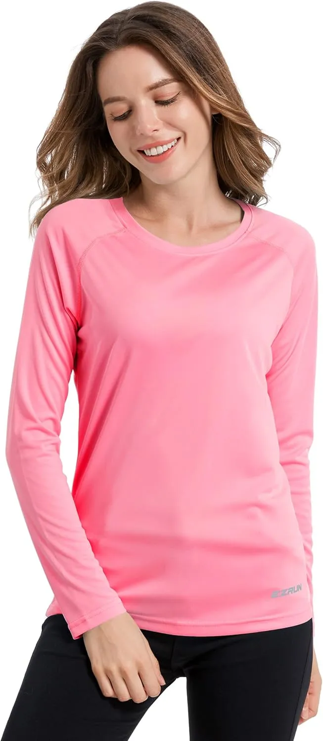 Women's UPF 50  UV Sun Protection Hoodie Shirt Dry Fit SPF Long Sleeve Sun Shirt Outdoor Performance Fishing Hiking Shirts