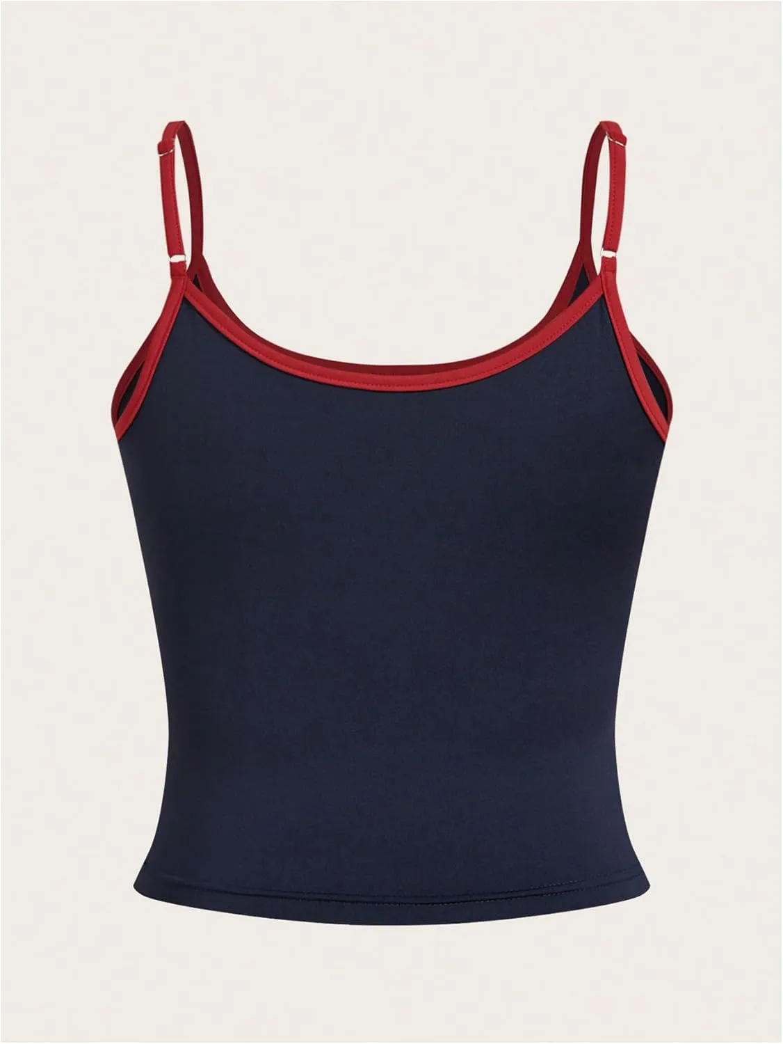 Women's Y2K Number Letter Cami Top Sleeveless Jersey Camisole Scoop Neck Slim Fitted Crop Top Spaghetti Strap Tank