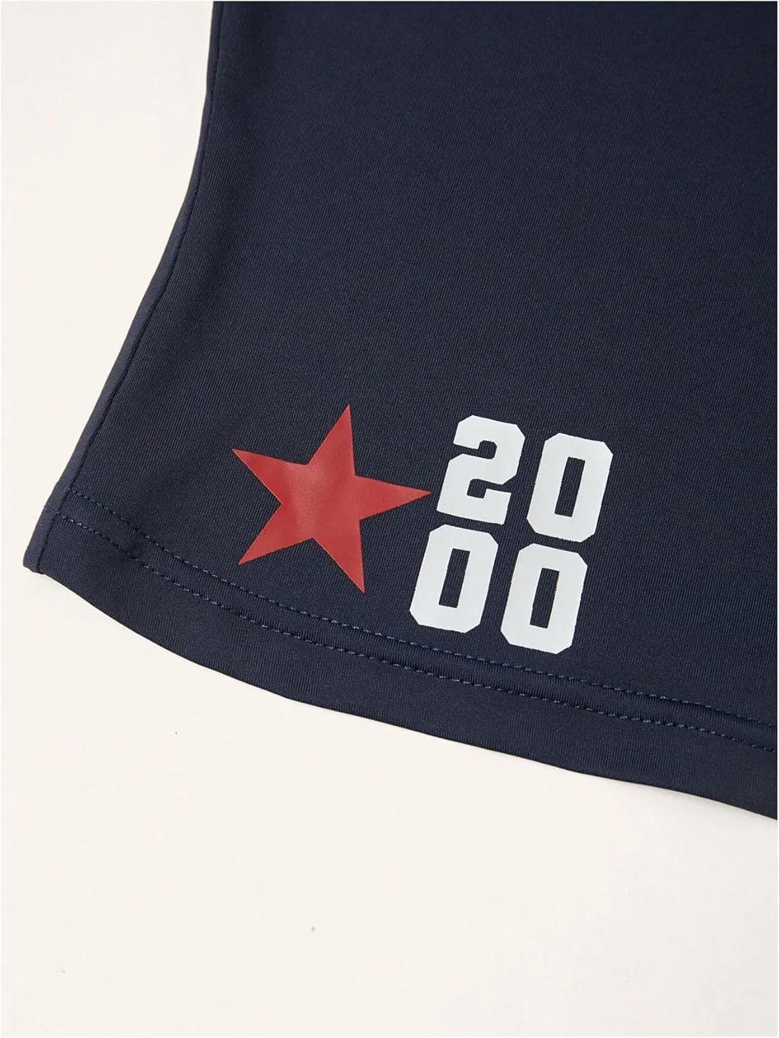 Women's Y2K Number Letter Cami Top Sleeveless Jersey Camisole Scoop Neck Slim Fitted Crop Top Spaghetti Strap Tank